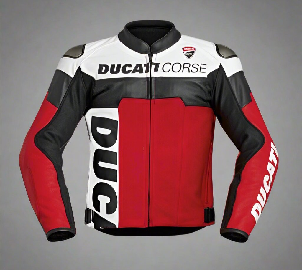 Ducati Leather Racing Jacket Front