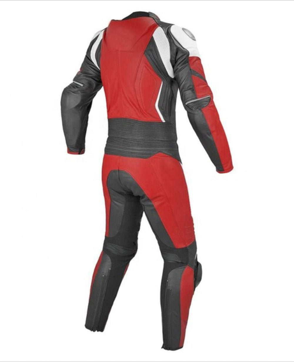 UG-0110 CUSTOMIZED DESIGN MOTORCYCLE LEATHER RACING CE PROTECTED 2 PIECE SUIT BACK