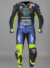 Valentino Rossi Monster Energy Leather Racing Suit MotoGP 2020 Front