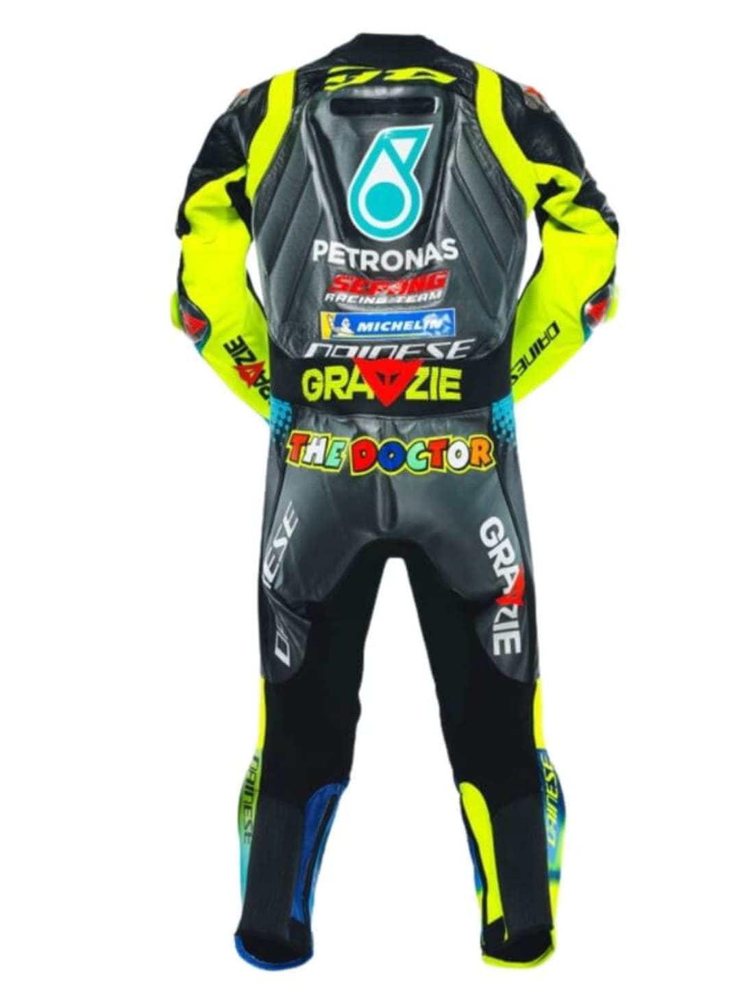Valentino Rossi Grazie Vale 2021 Motorcycle Leather Riding Suit